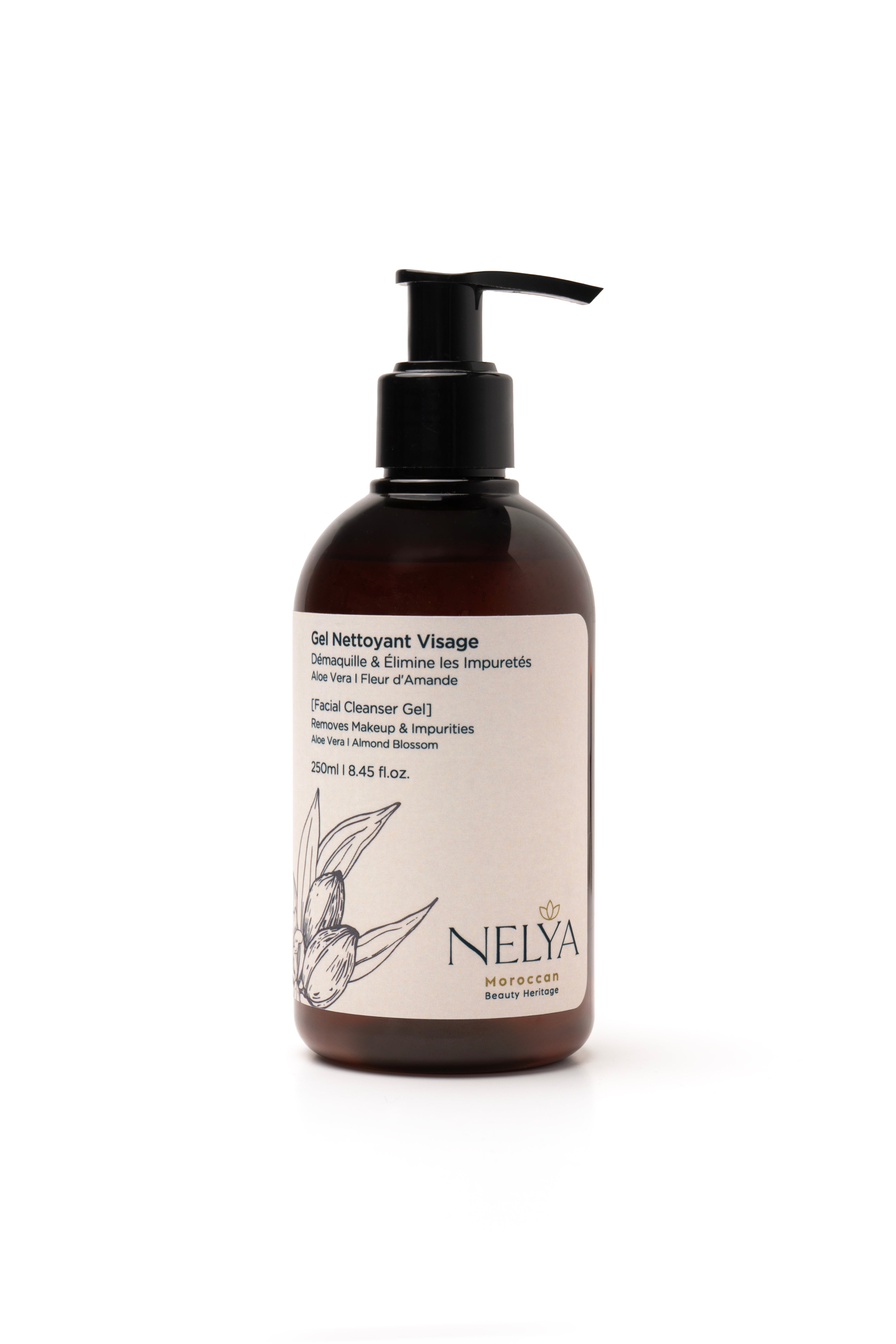 Gel Nettoyant Visage - Démaquille & Élimine les Impuretés