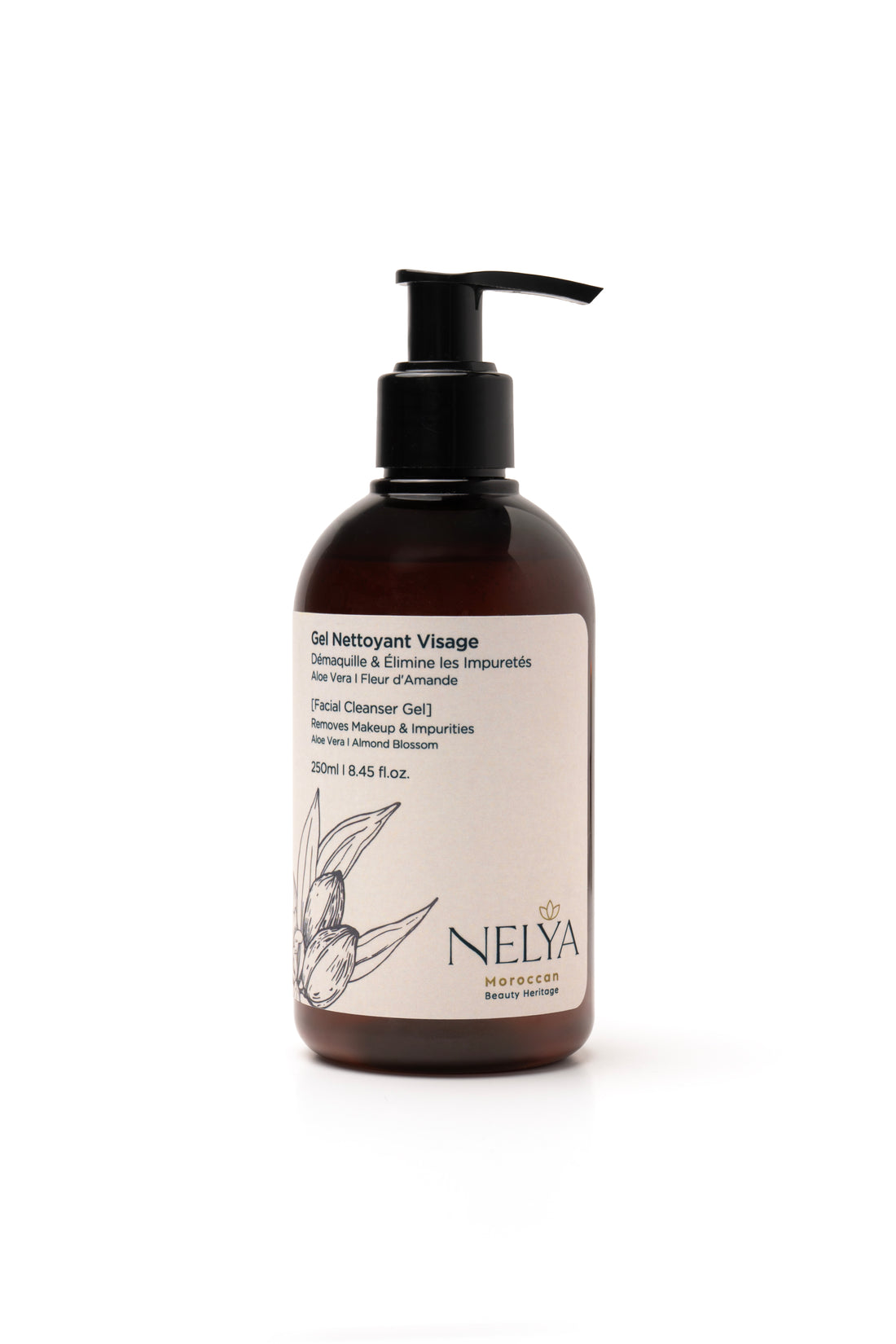 Gel Nettoyant Visage - Démaquille &amp; Élimine les Impuretés